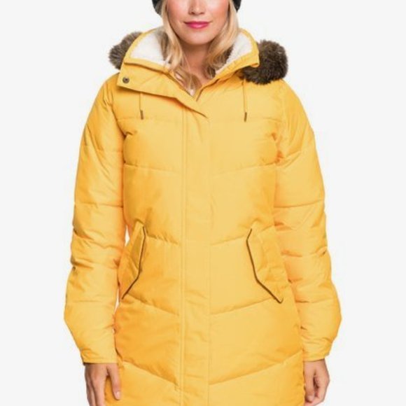 Roxy- Ellie - Waterproof Longline Puffer Jacket for Women Size Small - Picture 4 of 7